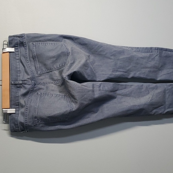 Gap 1969 jeans women's size 28 size 6R size 6 blue cream maternity front elastic - Picture 7 of 12